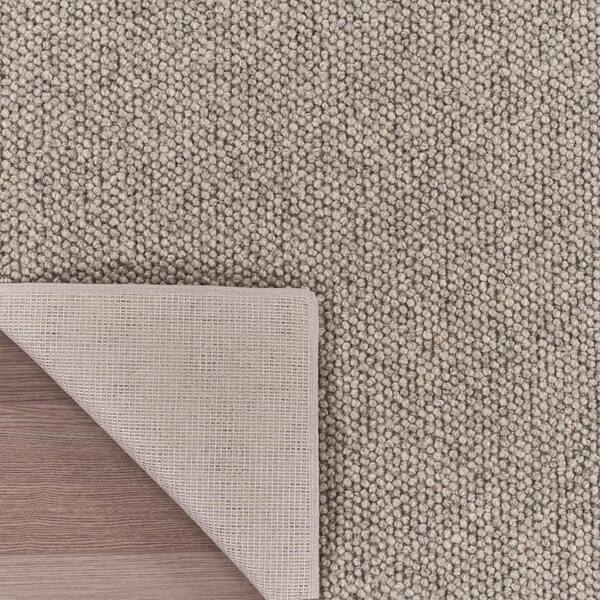 Natural Harmony Supreme - Color Aqua/Brown Texture Custom Area Rug with Pad  214041 - The Home Depot