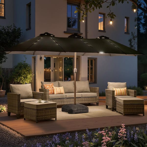 6 ft crank patio umbrella Amazon.com : Punchau 6 Ft Outdoor Patio Umbrella, Easy Open/Close Crank and  Push Button Tilt Adjustment