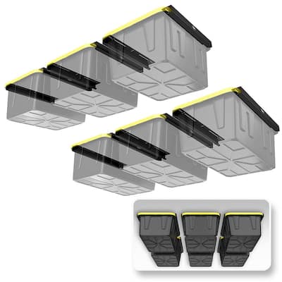 CeilingSAM Overhead Garage Storage 450-lb in White Steel (86-in W x 3-in D)  in the Overhead Garage Storage department at