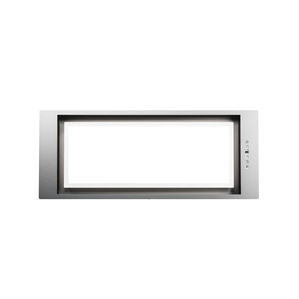 Tornado Glo 28 in. Convertible Insert Range Hood with LED Light in Stainless Steel