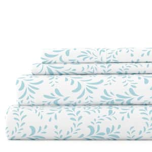 Royal Fit Light Blue Polyester Twin 3-Piece Sheet Set 2624012TSS - The Home  Depot