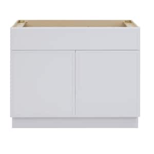 39 in. W x 21 in. D x 32.5 in. H 2-Doors Bath Vanity Cabinet without Top in White