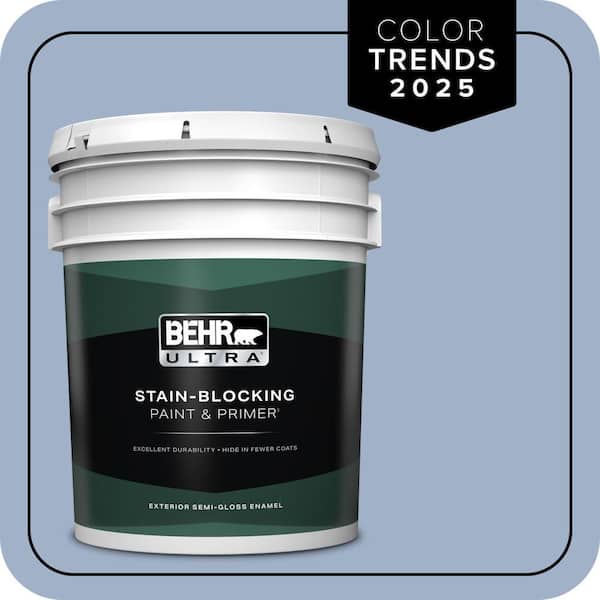 BEHR ULTRA 5 gal. #S530-3 Aerial View Semi-Gloss Enamel Exterior Paint & Primer