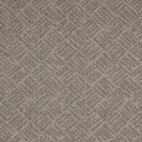 Lifeproof with Petproof Technology Embers Aloft Marina Gray 39 oz. Triexta Pattern Installed Carpet