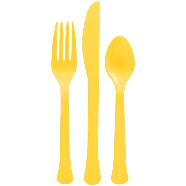 Amscan PARTY TABLEWARE Yellow 9 oz 