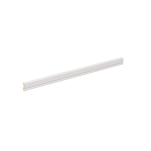 J COLLECTION Milton 4.98 in. W x  96 in. H Valance Edge Moulding in Light Gray