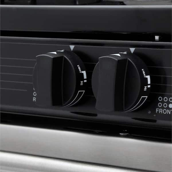 Premier BLK5S9BP 36 Inch Freestanding Gas Range with 5 Burners