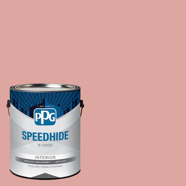 SPEEDHIDE 1 gal. PPG1057-4 Coral Cove Eggshell Interior Paint