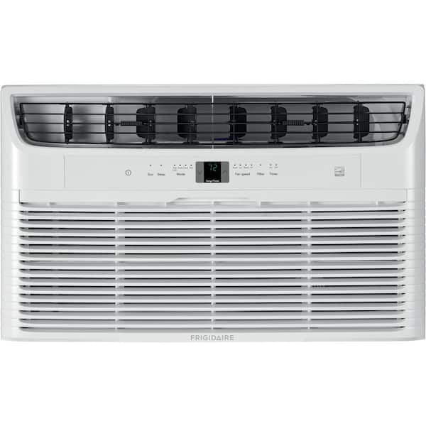 Frigidaire 8,000 BTU 115-Volt Through-the-Wall Air Conditioner Cools 350 Sq. Ft. with Remote Control in White