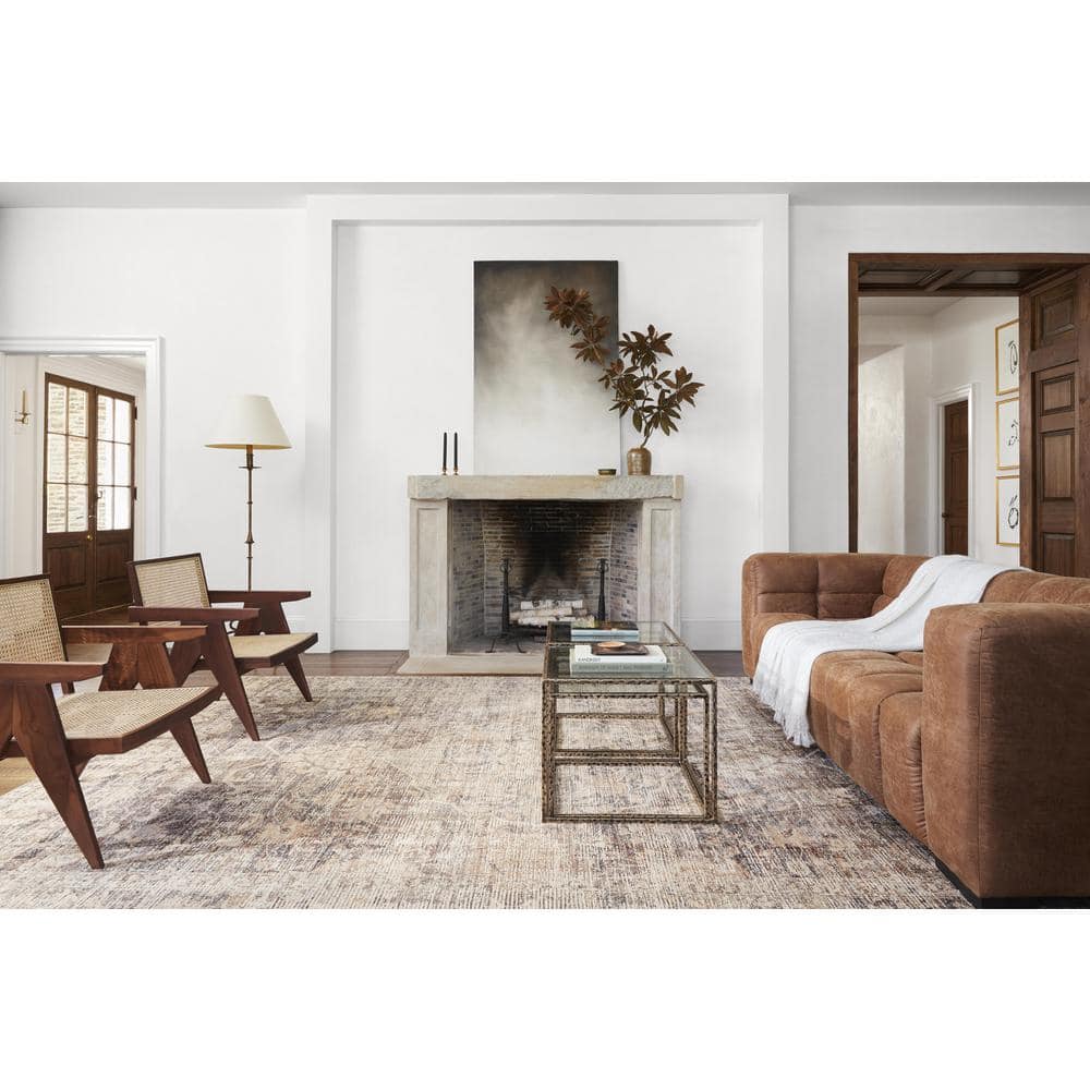 Marlene Vintage Medallion Black Synthetic Area Rug 5'2" x 7'