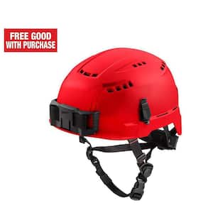 BOLT Red Type 2 Class C Vented Safety Helmet