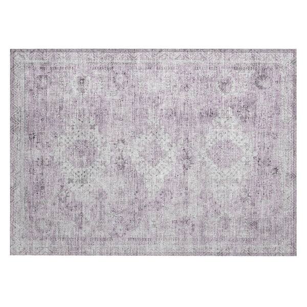 Chantille Machine Washable Indoor/Outdoor Abstract ACN2809 Lilac 3 ft. x 4 ft. Area Rug