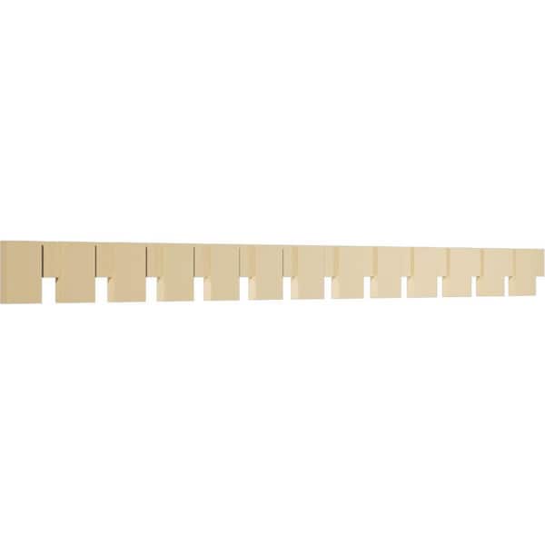 Ekena Millwork 1 in. D x 7 in. W x 9 1 in. L Primed Polyurethane Panel Moulding