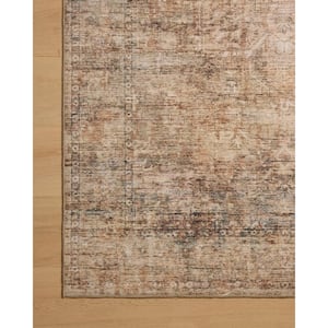 Anniston Clay/Charcoal 6 ft. x 9 ft. Machine Washable Area Rug