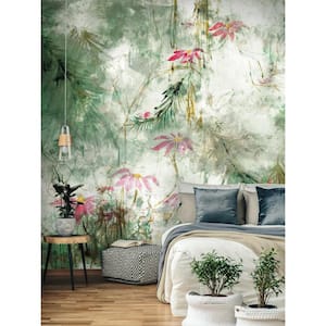 Jungle Lily Mural Peel and Stick Wallpaper (Covers 135 sq. ft.)