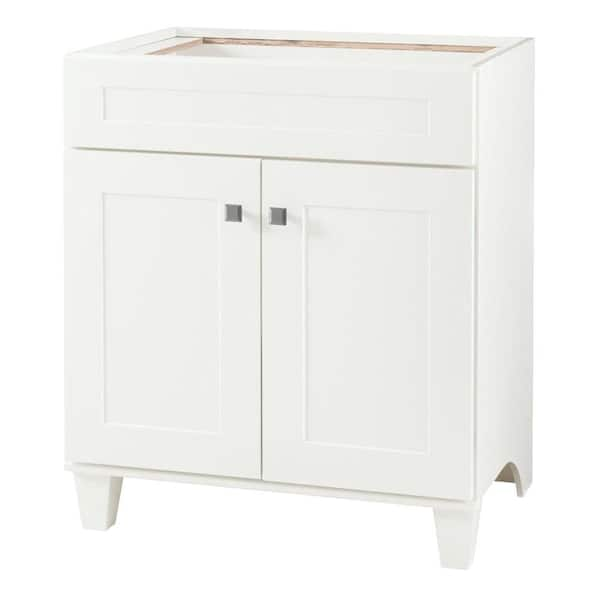 Home Decorators Collection Creeley 30 in. W Bath Vanity Cabinet without Top in Classic White