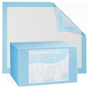 100-Count 22 in. x 22 in. Ultra Absorbent Leak Proof Quick Drying Pet Pee Pads for Small to Large Dogs, Indoor Use