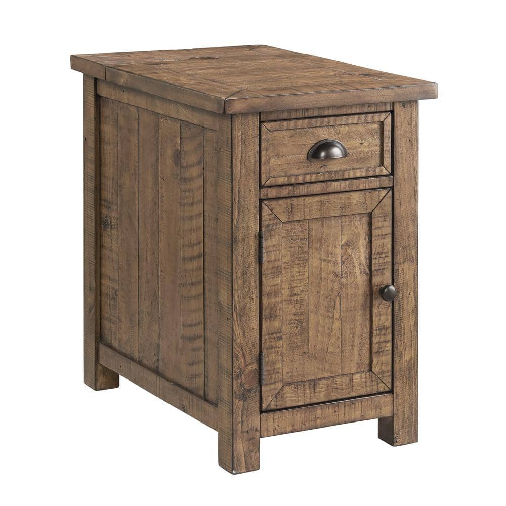 Monterey 16 in. Natural Chairside End Table with Power price history on PriceWatchPro