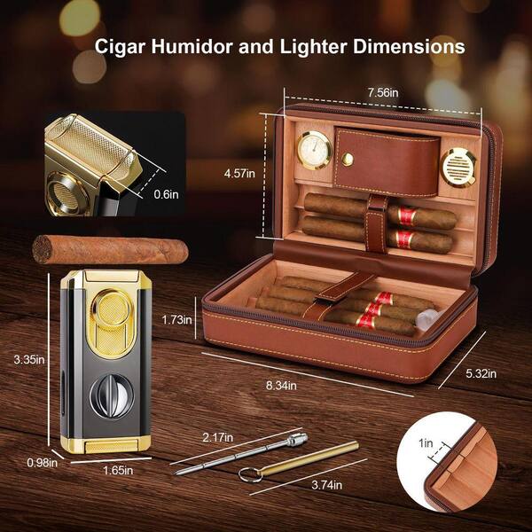 loose tobacco humidor Angel Sar Large Portable Acrylic Jar with Digital Hygrometer, Tall Design Storage Case Fit Long Cigar for 15-20 Cigars XQ72YH94 Quiet Operation I've been storing opened tins