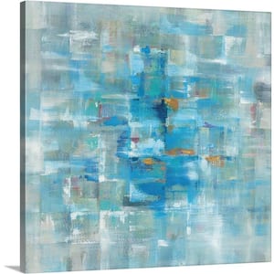 ''Abstract Squares'' by Danhui Nai Canvas Wall Art
