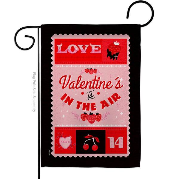 Welcome Valentine's Day love hope Garden Flag Double-sided House Decor Banner