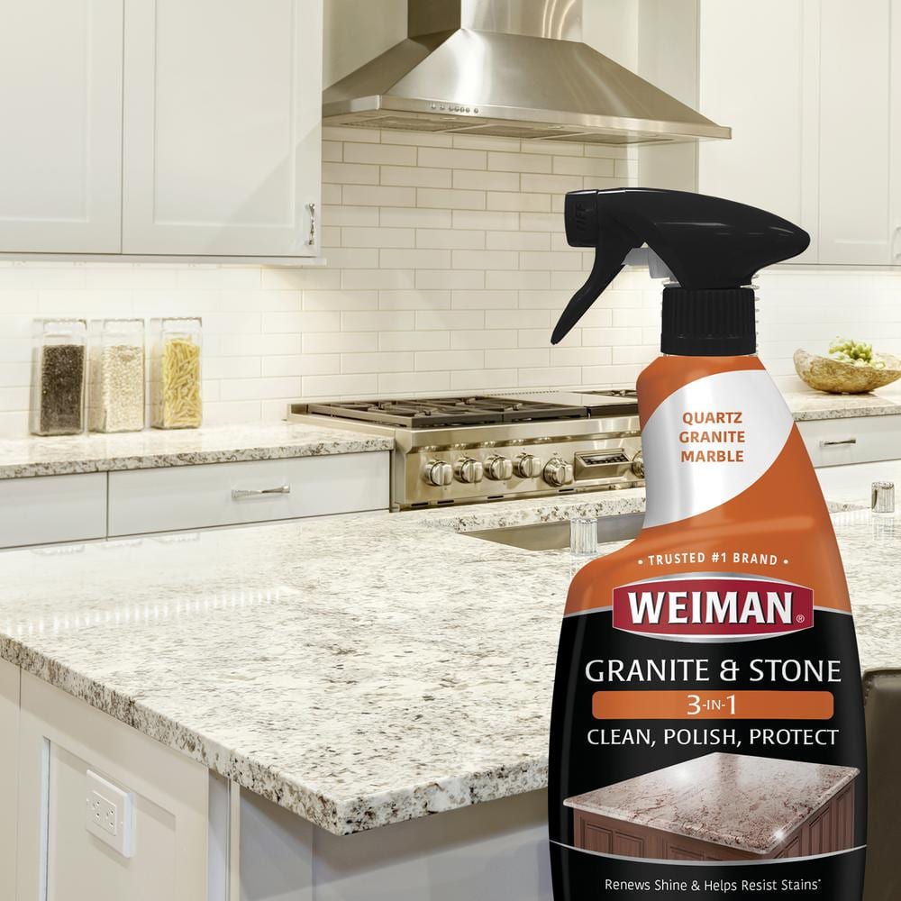 Citrus Scent Granite and Stone Polish Spray, 24 oz