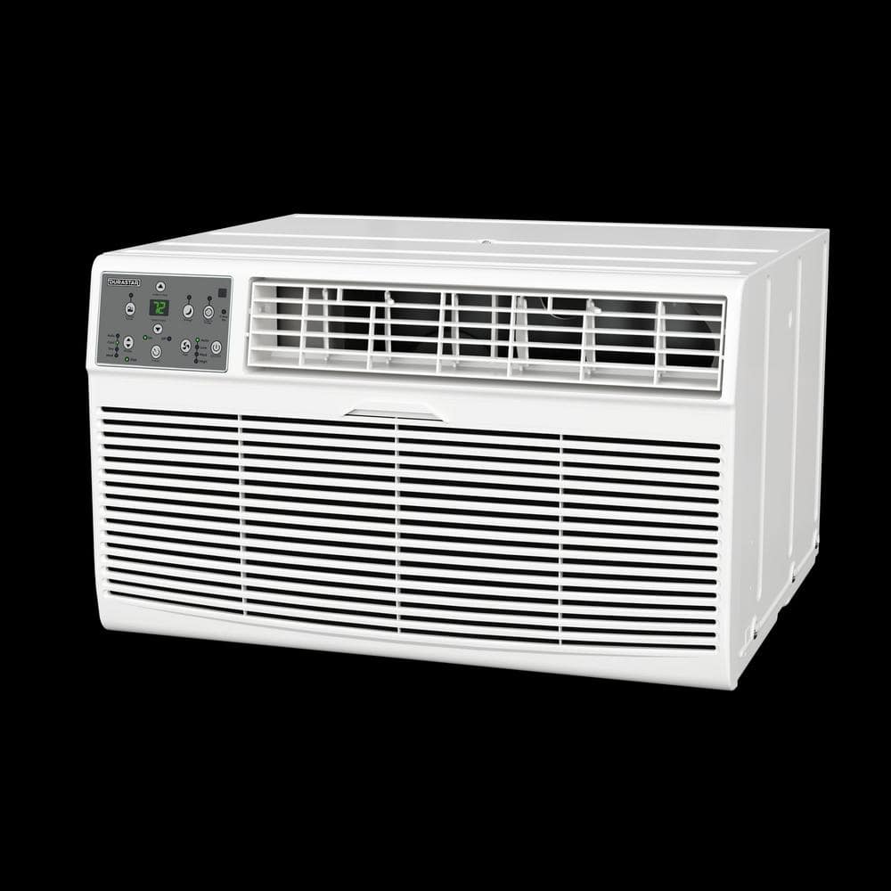 Durastar 10,000 BTU White Through-the-Wall Air Conditioner with Heater and Remote