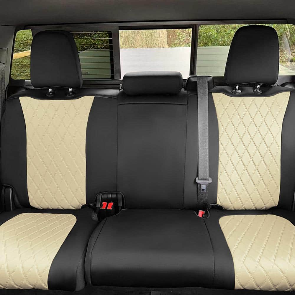 FH Group Neoprene Custom Fit Seat Covers for 2019-2023 GMC Sierra 1500 2500HD 3500HD Base SLE