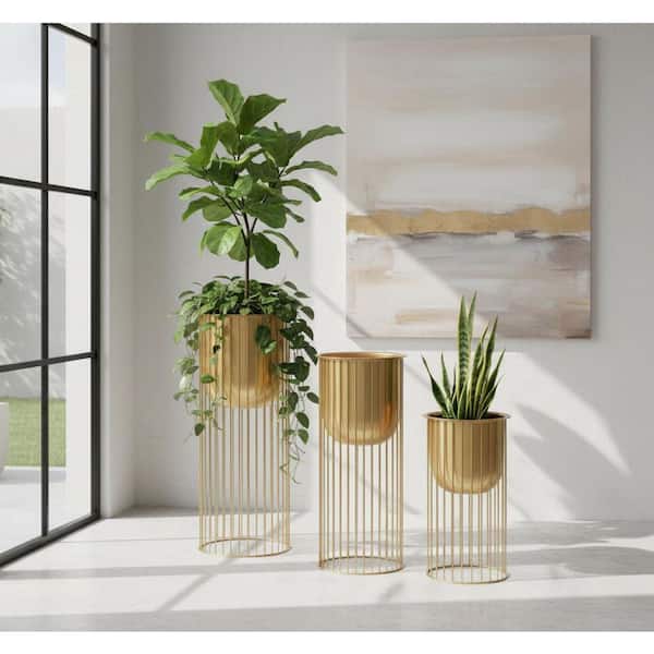 metal plant pot stands Metal Multi Tier Plant Stand Flower Pot Stand – Decorlay main image 0