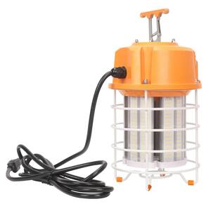 12,500 Lumens Portable LED 100-Watt Temporary Job Site Hanging LED Work Light with 360° Light and 10 ft. Power Cord