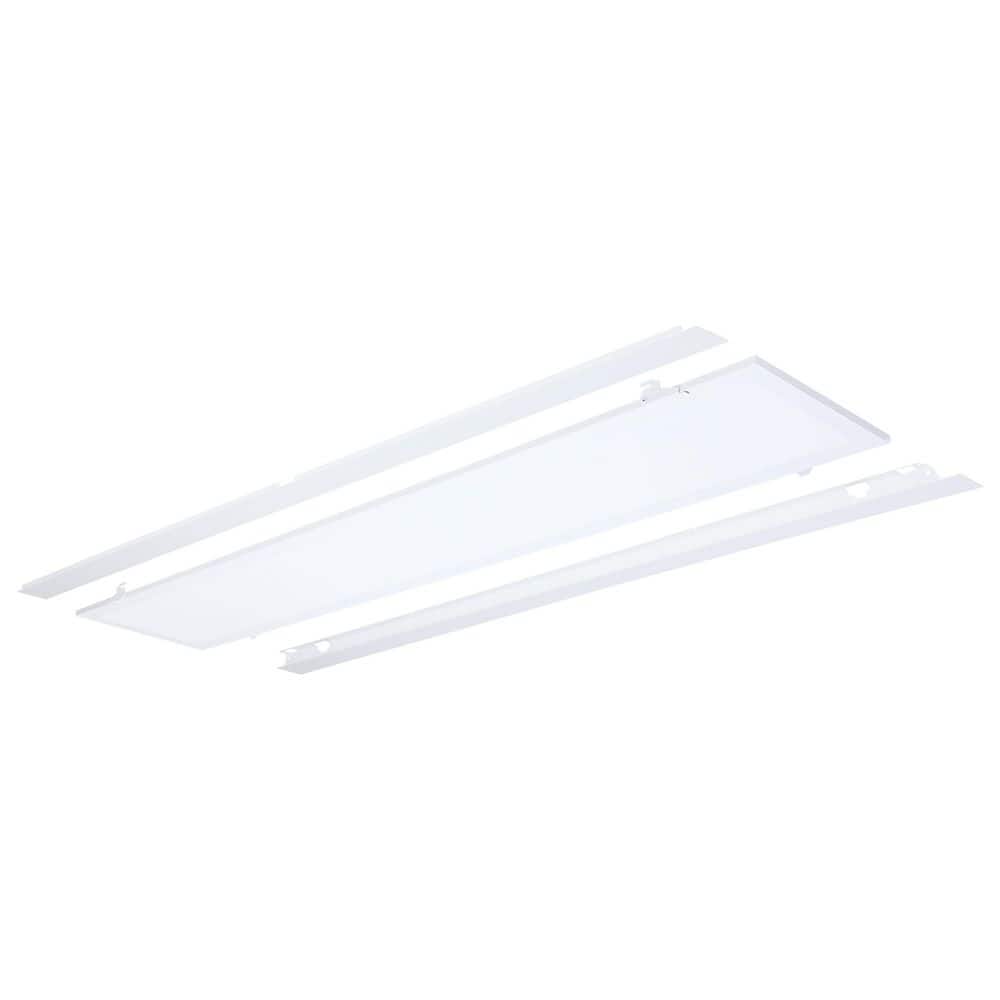 1 x 4 Matte White Integrated LED Flat Panel Troffer Kit Selectable Wattage and Color Temperature Ceiling Light price history on PriceWatchPro