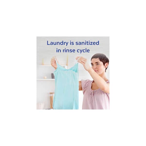 Lysol - Disinfectant Laundry Sanitizer, Detergent Additive, Bleach Alternative, Odor Eliminator, Crisp Linen, 90 Fl oz