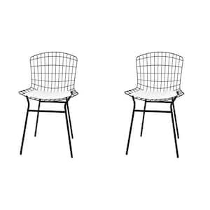 Madeline Black and White Chair (Set of 2)