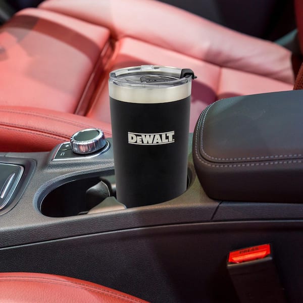 20 oz. Stainless Steel Black Powder-Coated Tumbler
