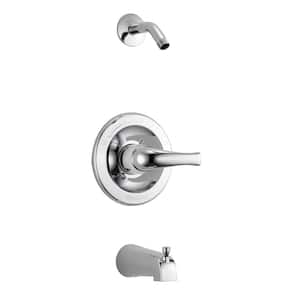 Tunbridge 1-Handle Wall-Mount Tub and Shower Faucet Trim Kit in Chrome (Valve and Showerhead Not Included)