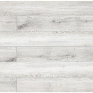 Toledo Blanc 5.75 in. x 35.75 in. Matte Porcelain Wood Look Floor and Wall Tile (13.5 sq. ft./Case)