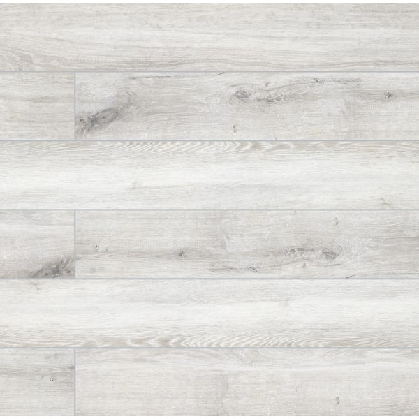 MSI Toledo Blanc 5.75 in. x 35.75 in. Matte Porcelain Wood Look Floor and Wall Tile (13.5 sq. ft./Case)