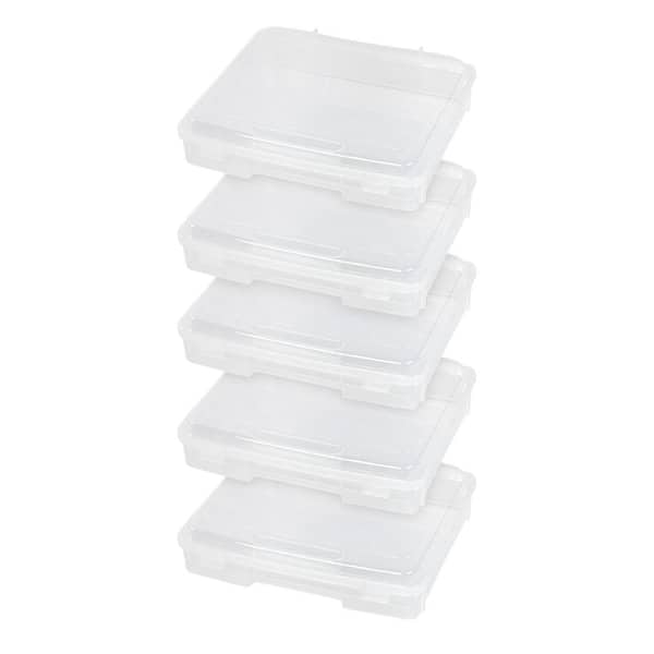 Portable Project Case, 6 Pack, Clear
