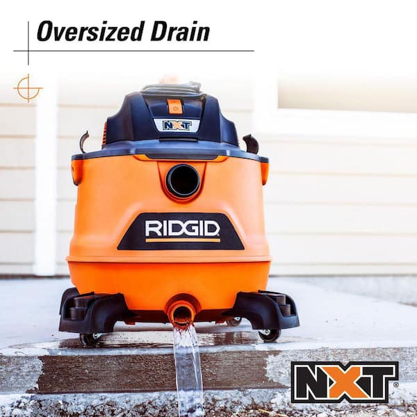 RIDGID - 14 Gal. 6.0 Peak HP NXT Shop Vacuum HD1400 Wet Dry Vac with Fine Dust Filter, Locking Hose, Wands and Attachments