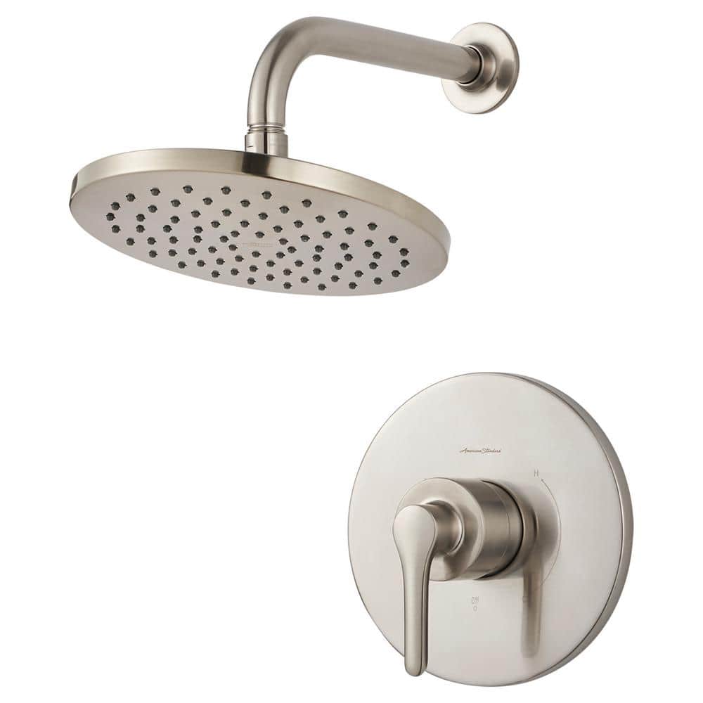 Brushed Nickel Wall Mounted Rain Shower System