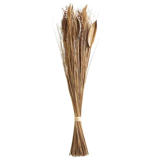 Litton Lane 38 in. Tall Branch Bouquet Grass Natural Foliage (1 Bundle)