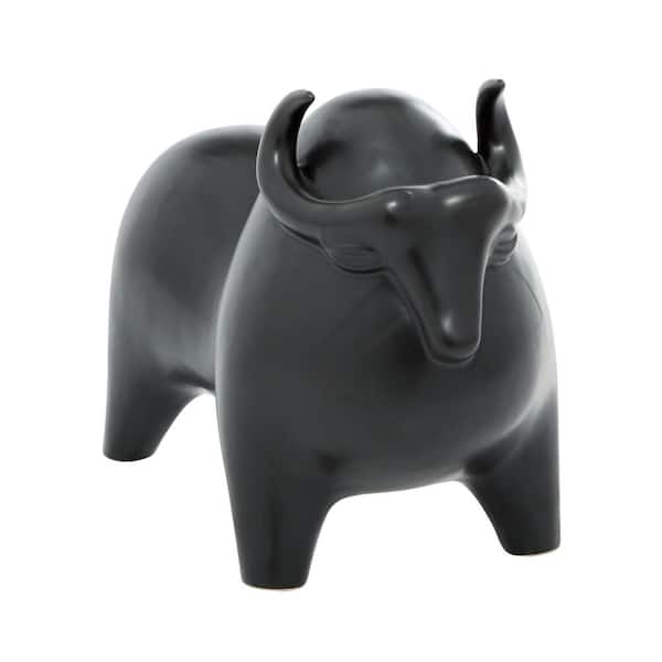 Litton Lane Buffalo Porcelain Sculpture