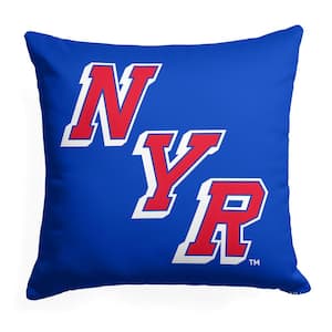NHL 2024 NHLSS My Ice NY Rangers Printed Throw Pillow
