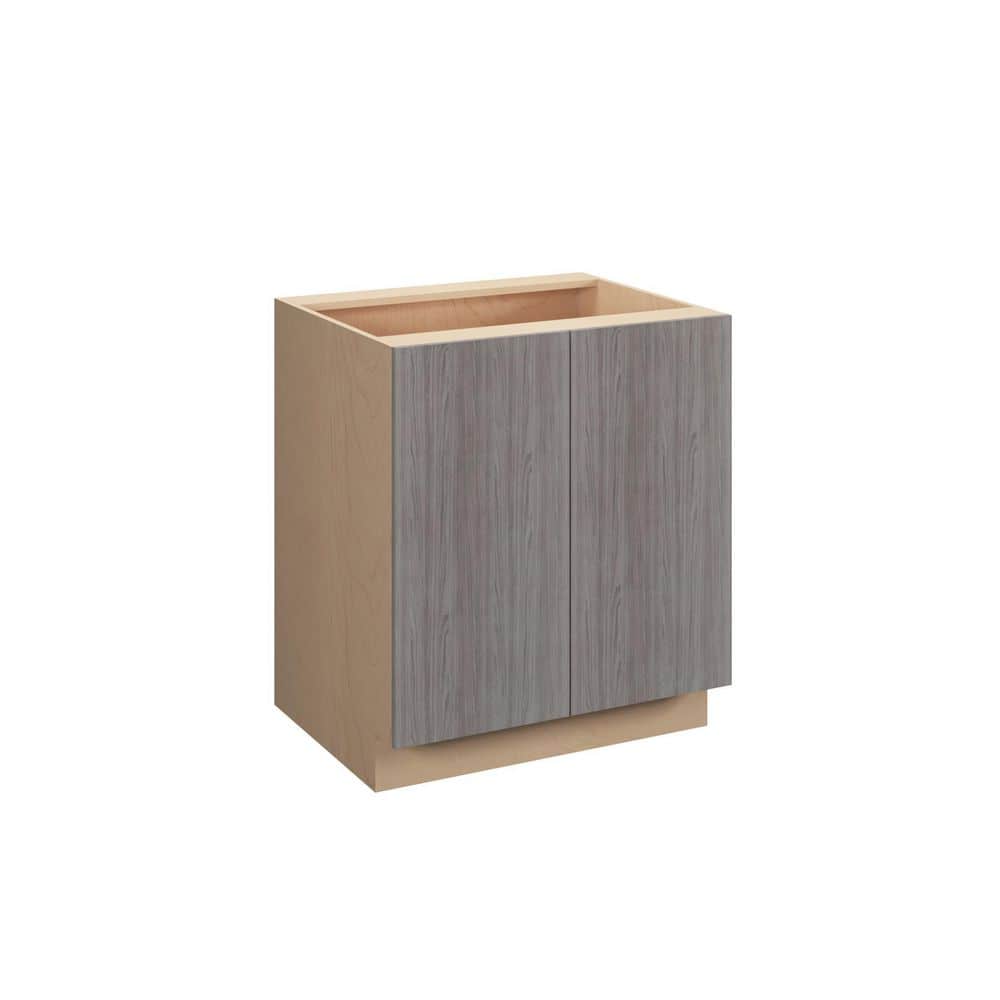 Saratoga Slab 24 in. W x 34.5 in. H x 24 in. D in Greywood Plywood Assemble