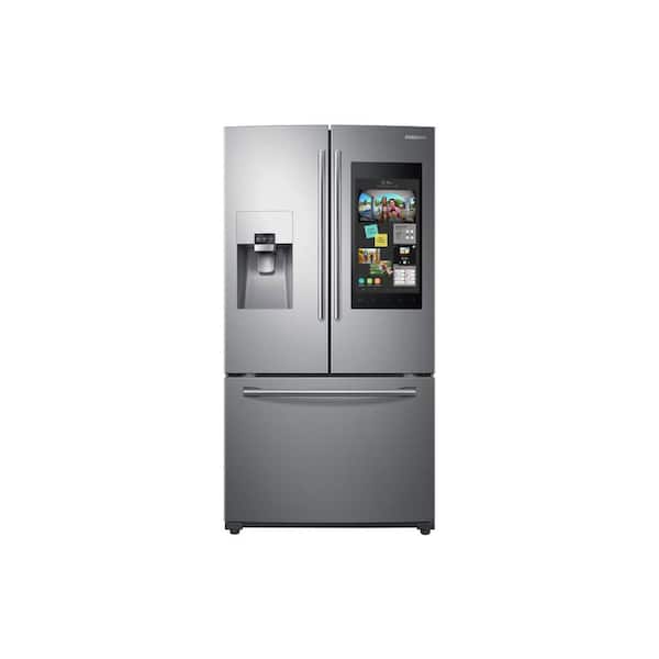 Samsung 24.2 cu. ft. Family Hub French Door Smart Refrigerator in Stainless Steel