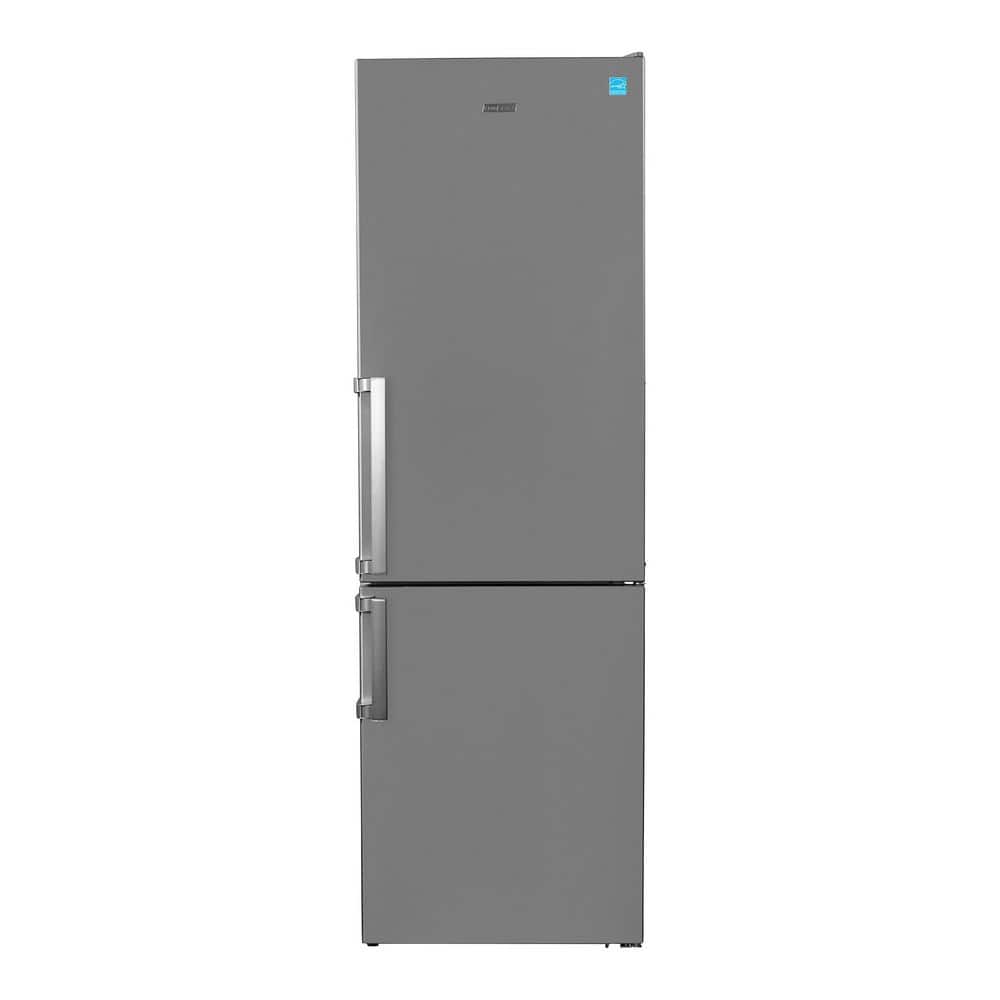 23.4 in. 12 cu. ft. No Frost Bottom Freezer Refrigerator Wine Rack Garage Ready E-Star in Stainless price history on PriceWatchPro