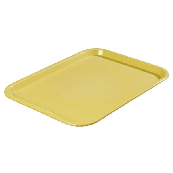 Carlisle 12 in. x 16 in. Polypropylene Serving/Food Court Tray in Gold (Case of 24)