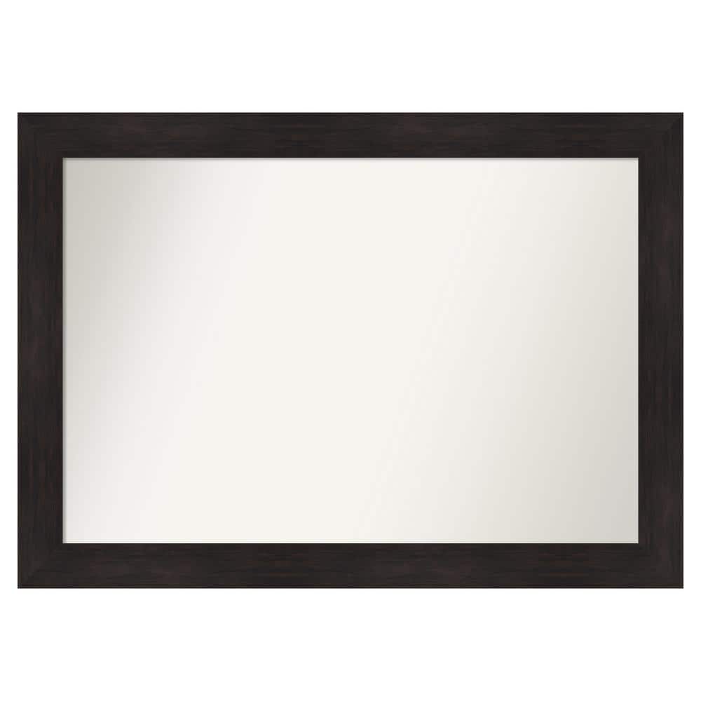 Furniture Espresso 45.75 in. x 32.75 in. Custom Non-Beveled Satin Recycled Polystyrene Bathroom Vanity Wall Mirror price history on PriceWatchPro