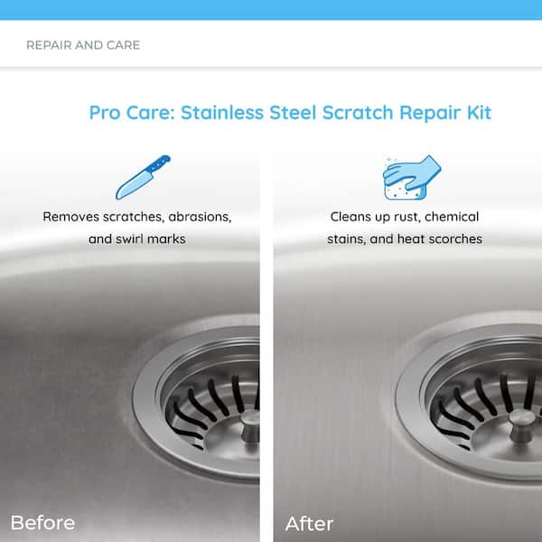 Pro Care Stainless Steel Scratch Repair Kit Ssrk The Home Depot