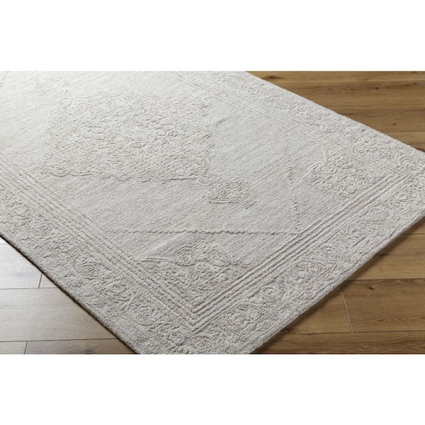 Rize RZE-2303 5 ft. x 8 ft. Beige Handmade Area Rug